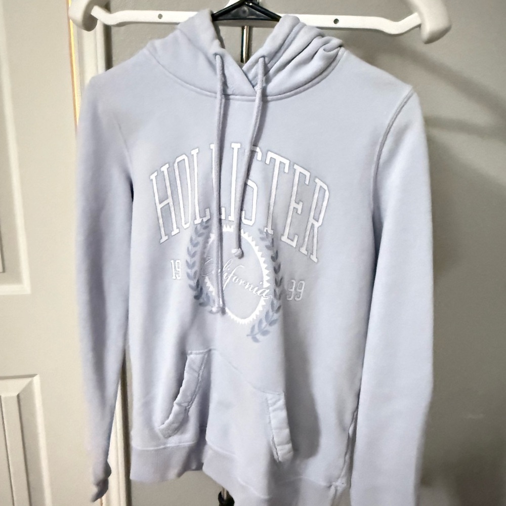 Hollister Light Blue Hoodie